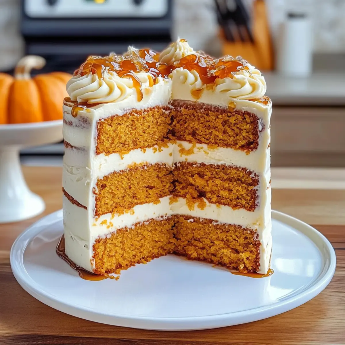 Pumpkin Caramel Cake qiif1p