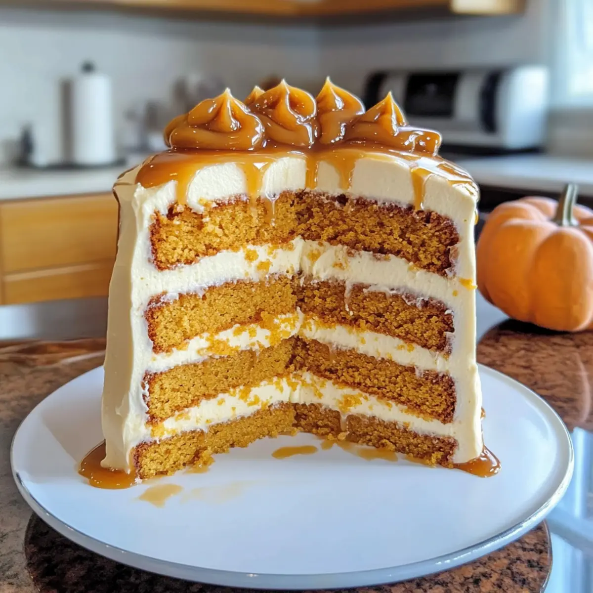 Pumpkin Caramel Cake rvn8lc