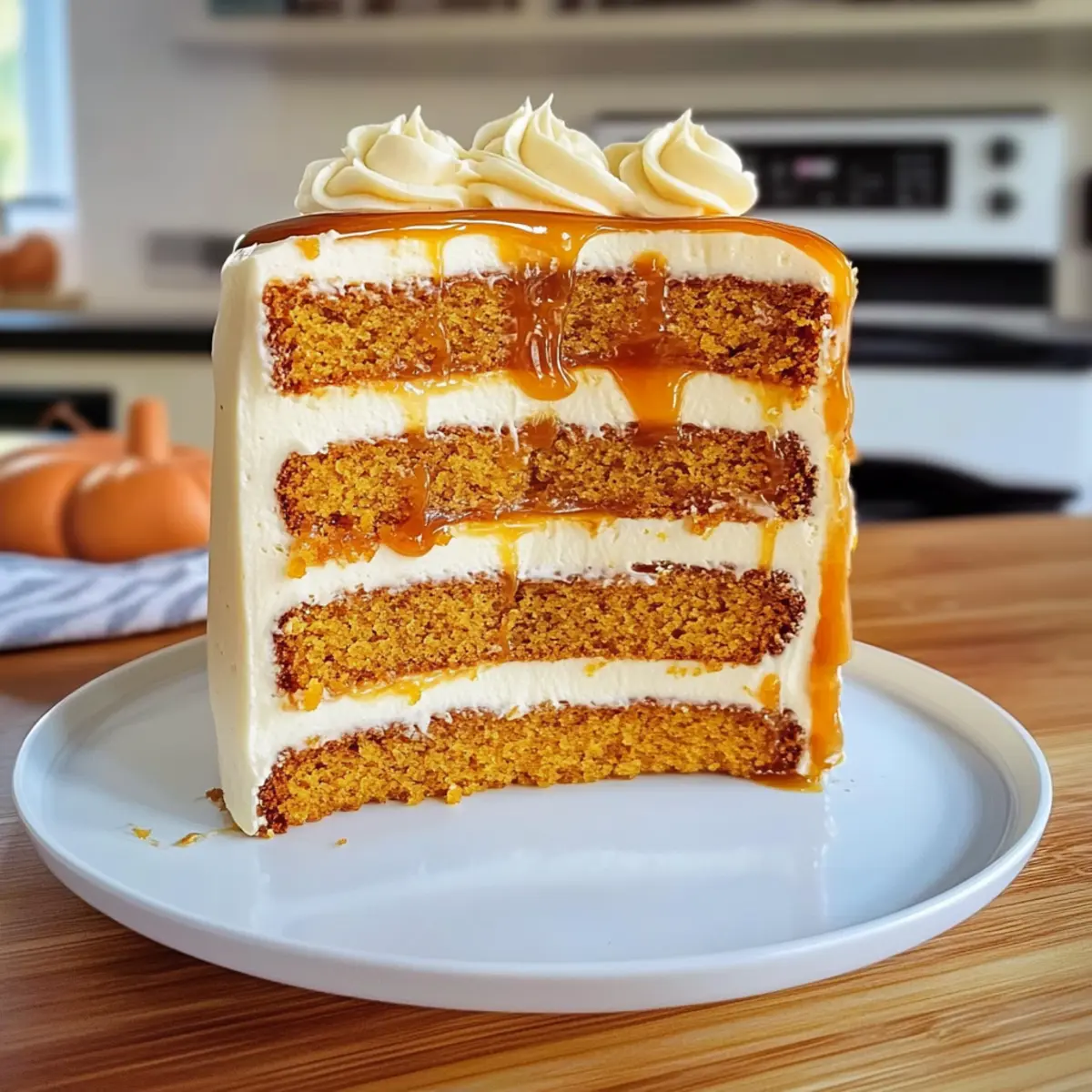 Kürbis-Karamell-Kuchen