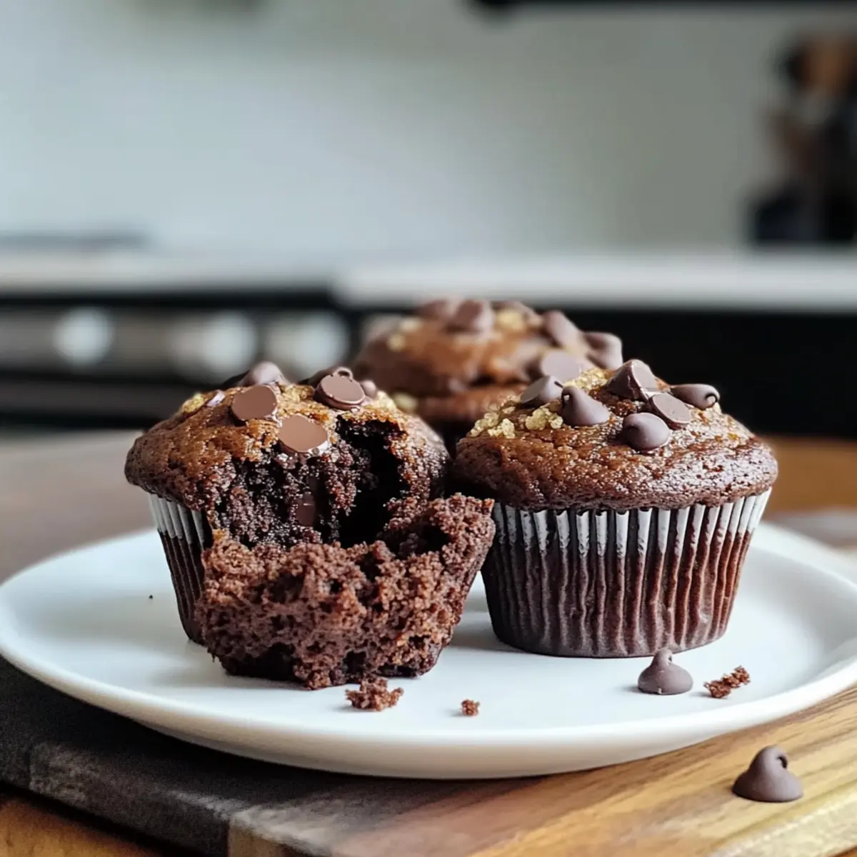Saftige Schokomuffins
