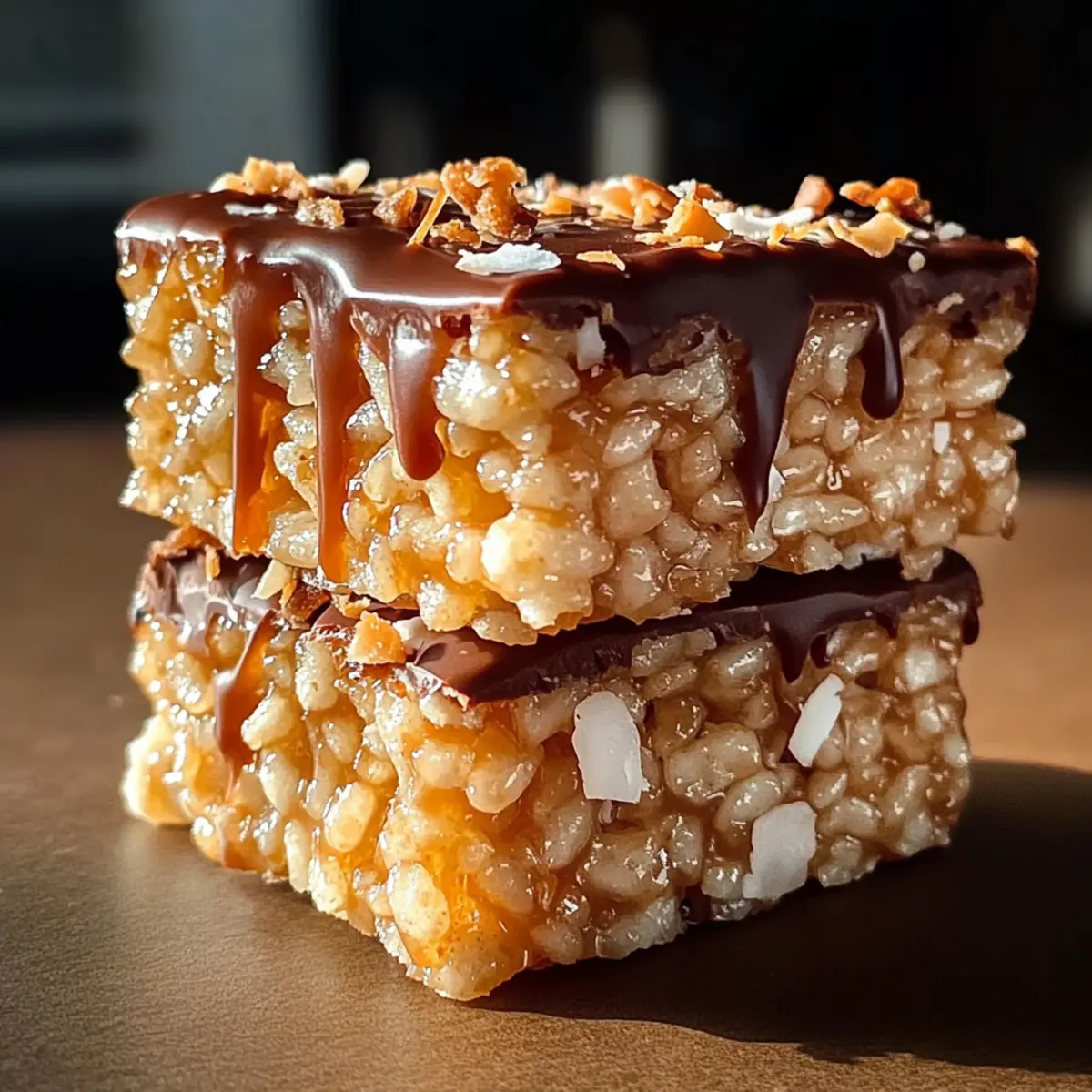 Samoa Reis Krispie Leckereien dveuwy