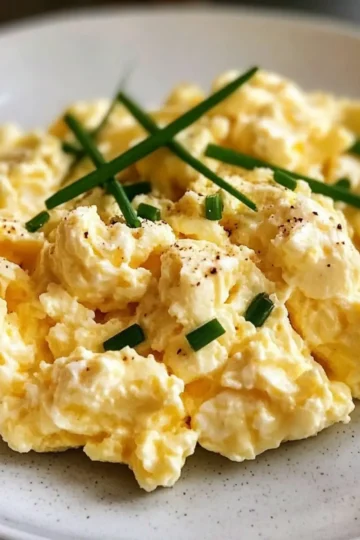 Rühreier mit Hüttenkäse