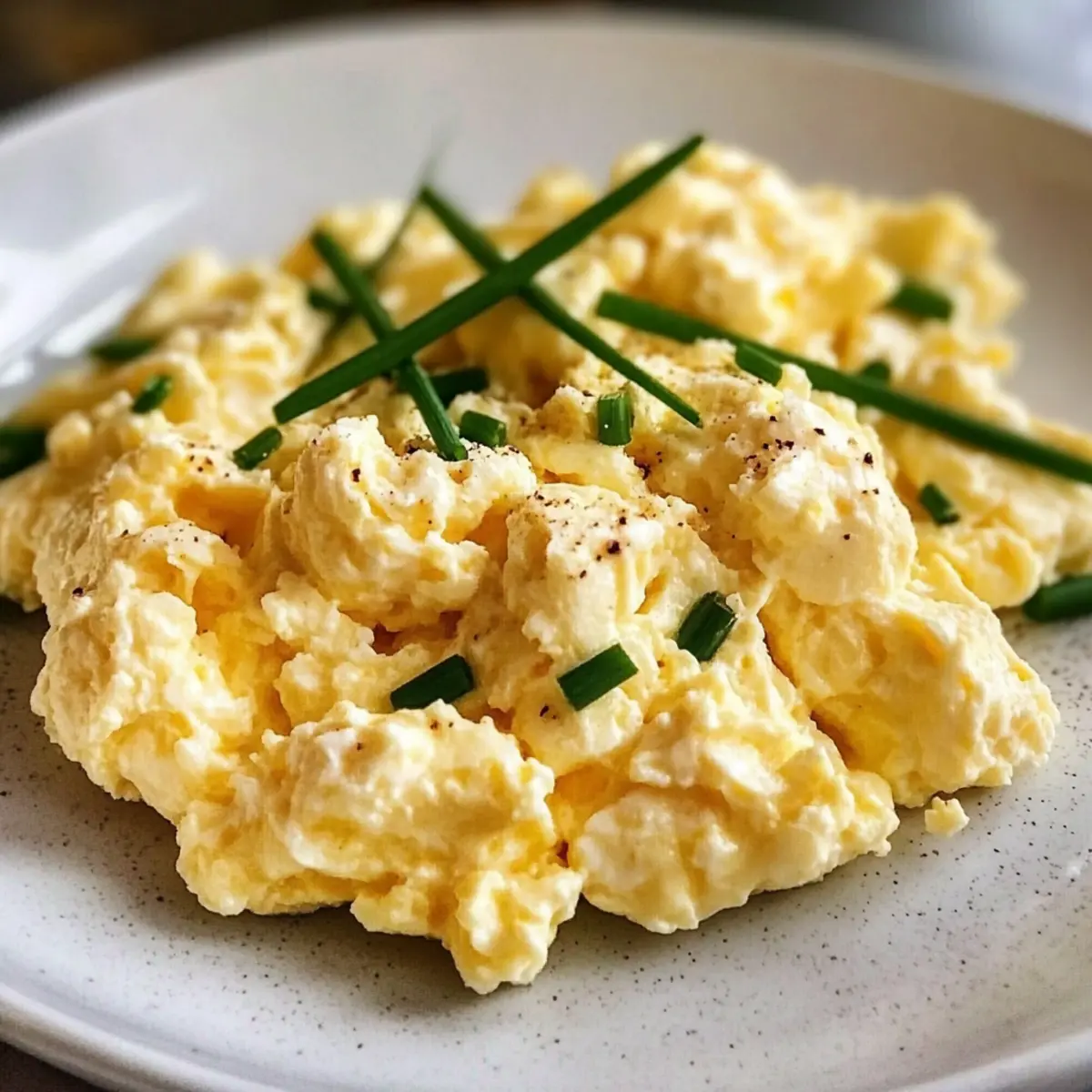 Rühreier mit Hüttenkäse