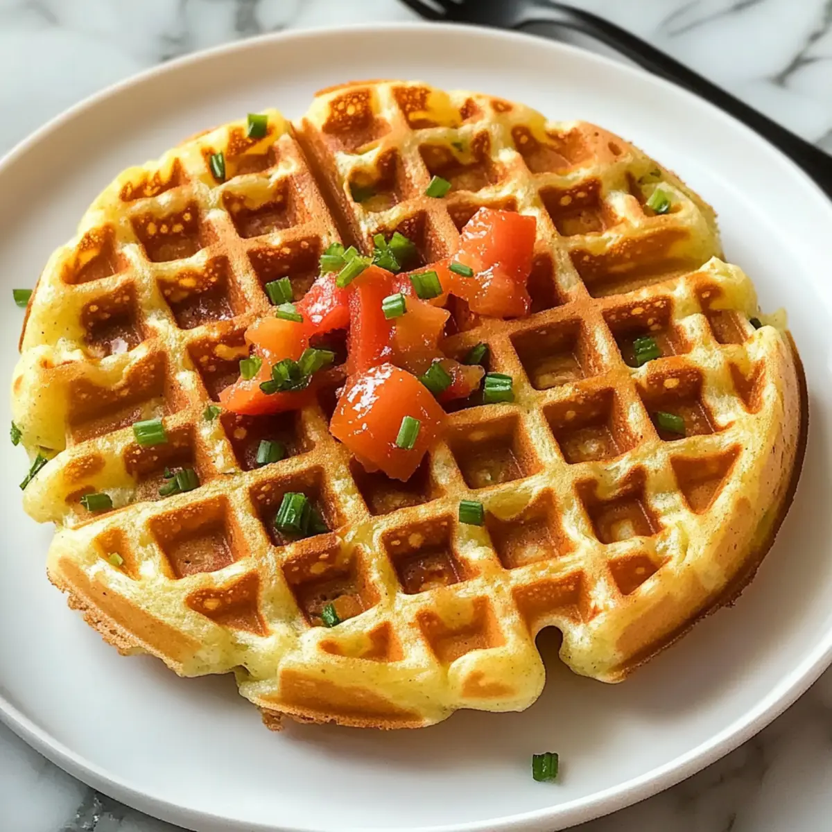 Simple Cottage Cheese Waffles zgowdy