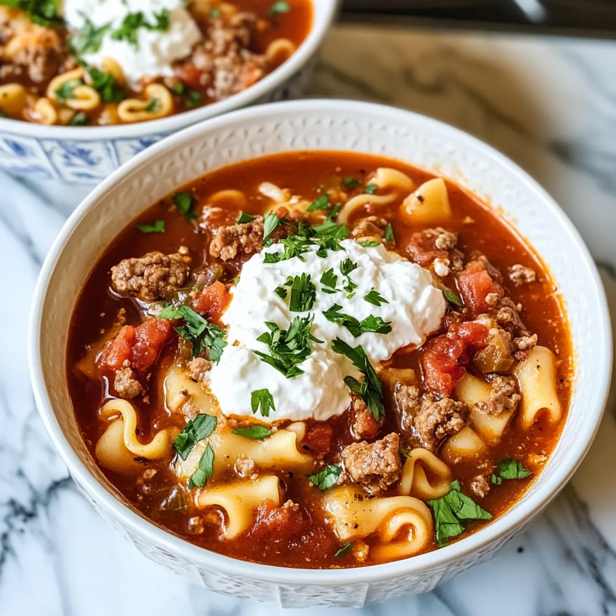 Slow Cooker Lasagna Soup p5rfqg