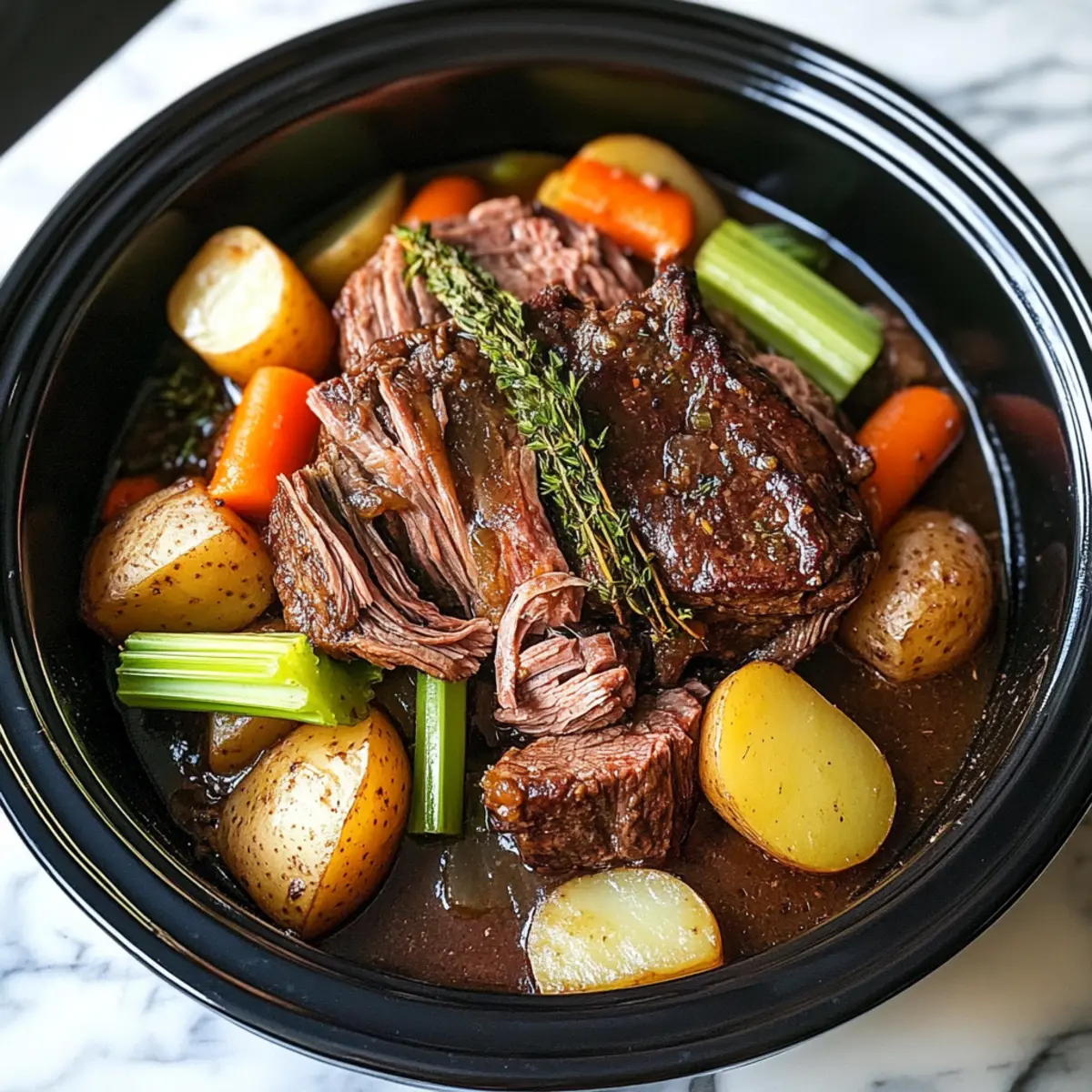 Schmortopf Rinderbraten