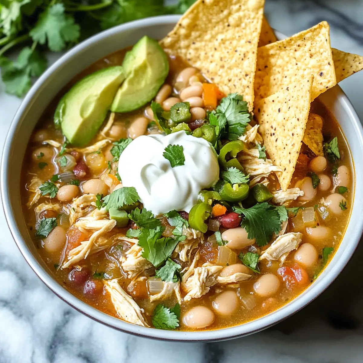 Slow Cooker White Chicken Chili ibyba5