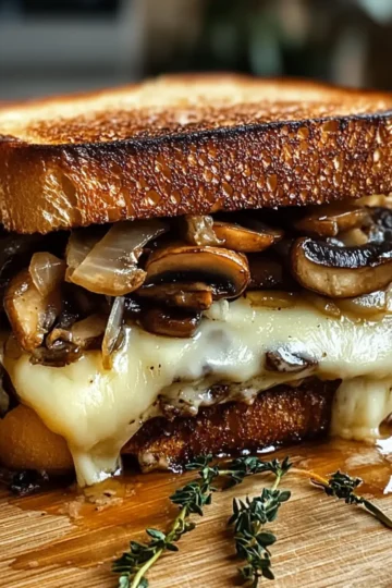 Ultimatives Schweizer Pilzschmelz-Sandwich Rezept für Feinschmecker