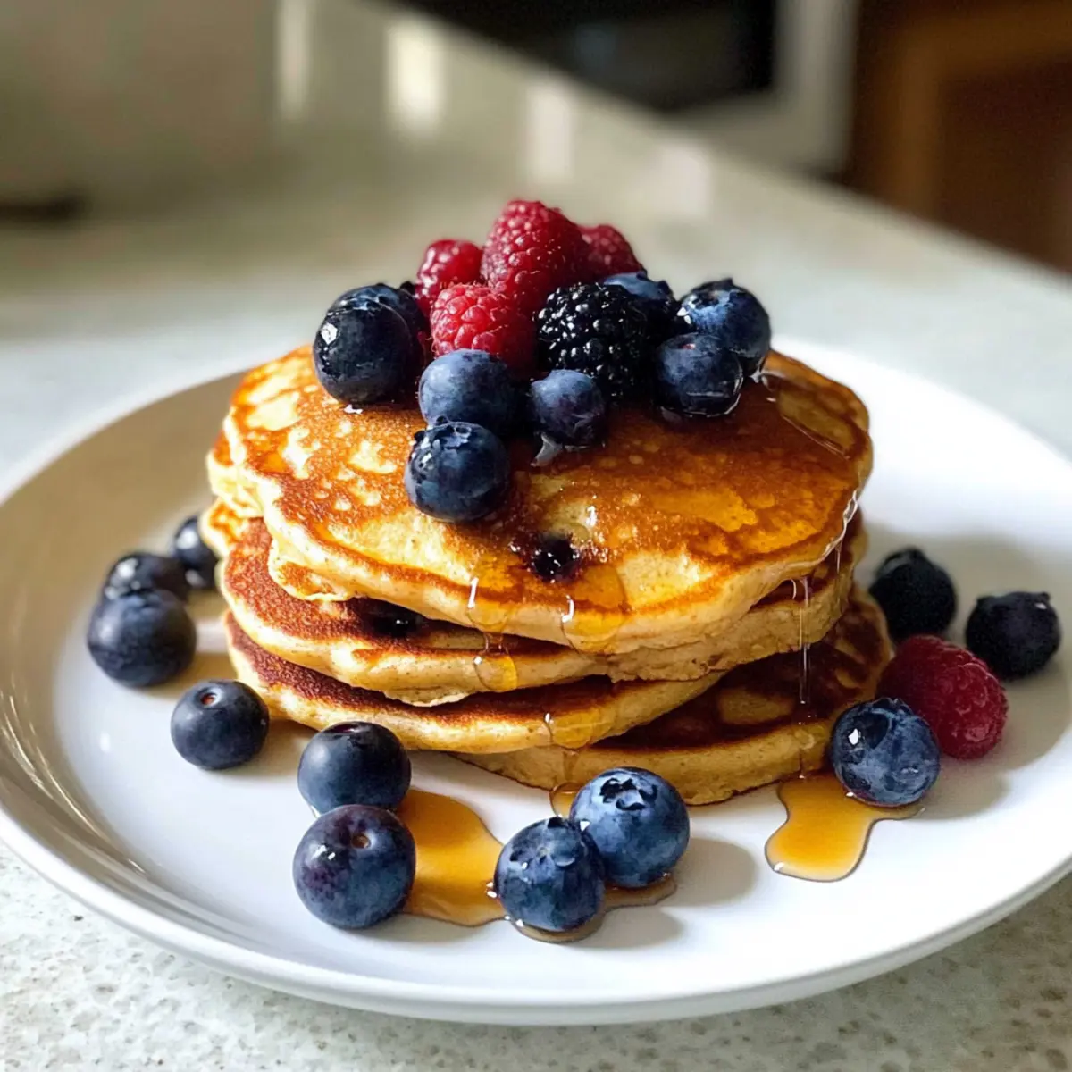 Vegan Protein Pancakes iblmgy