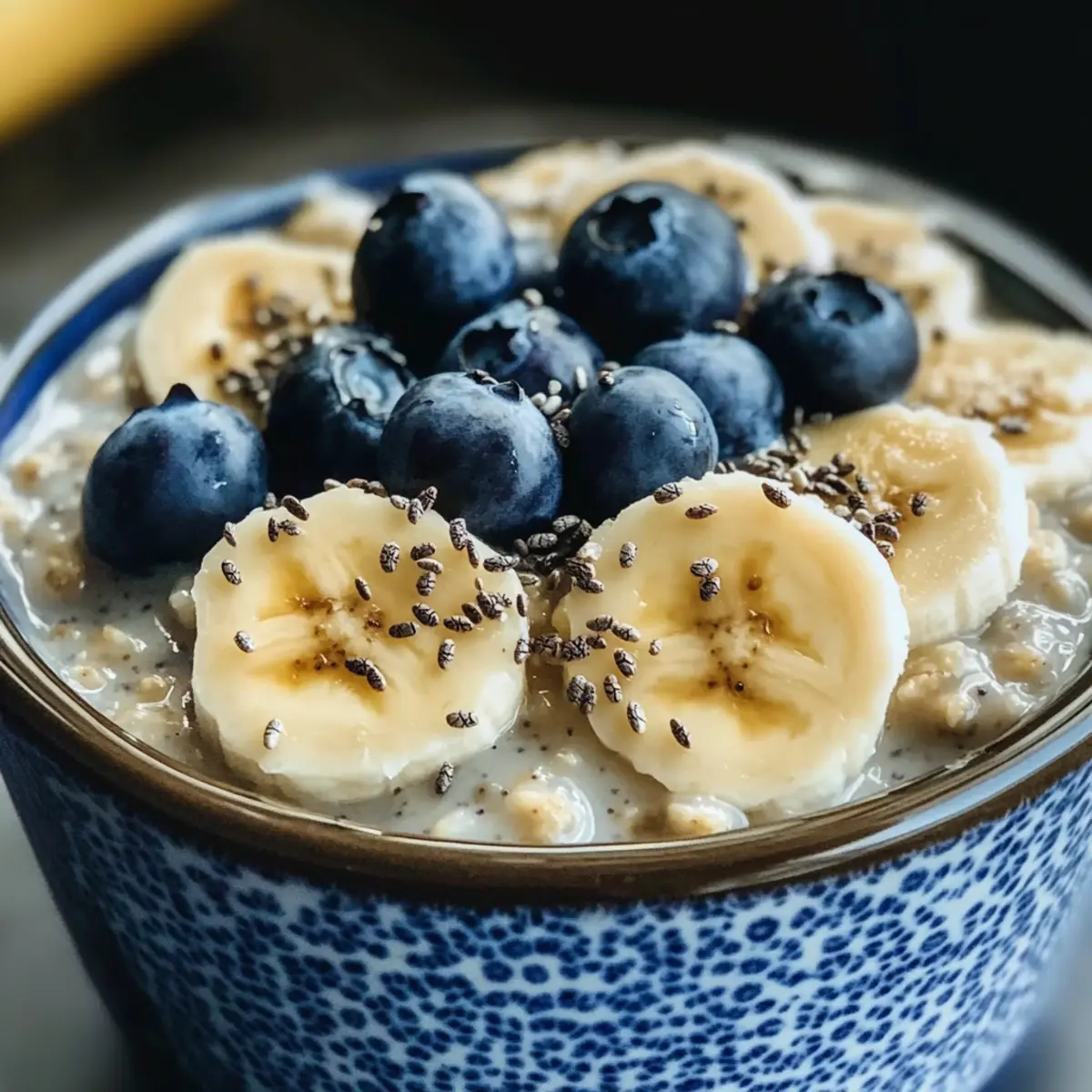 Vegane Blaubeer Bananen Overnight Oats bjm8us
