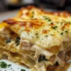 Weißer Käse Hähnchen Lasagne Rezept