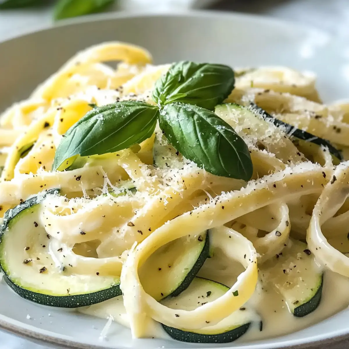 Zitronen Basilikum Zucchini