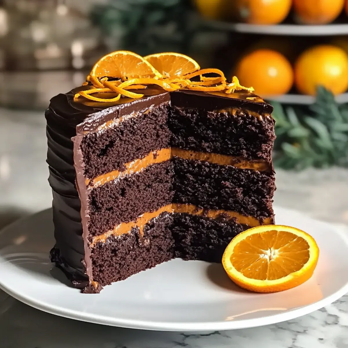 Schokoladen-Orangen-Kuchen