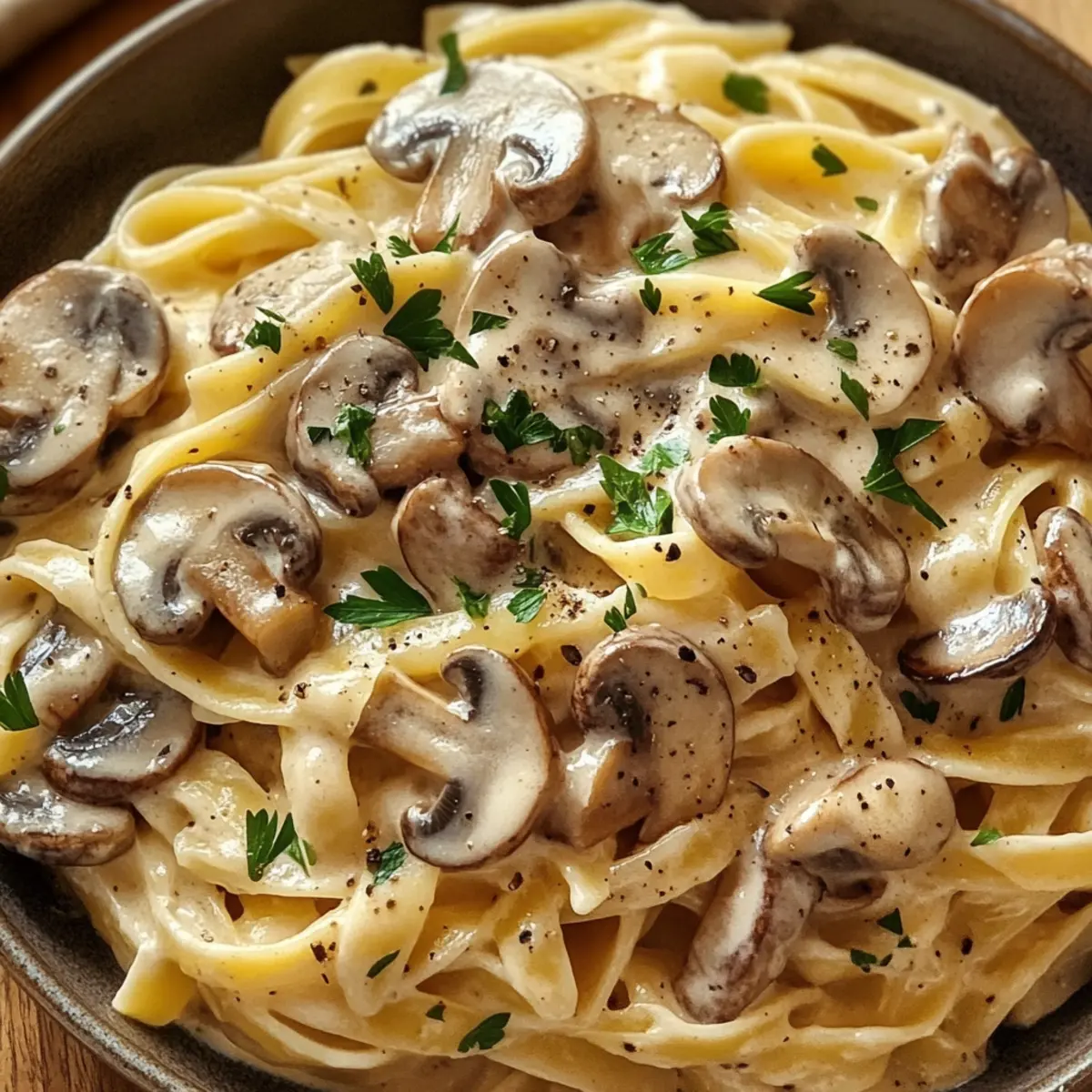 Cremige Pilz Pasta iqzrct