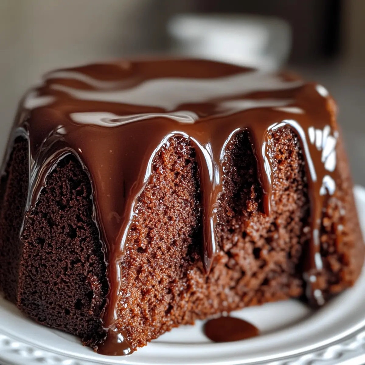 GlA¤nzender Schokoladen