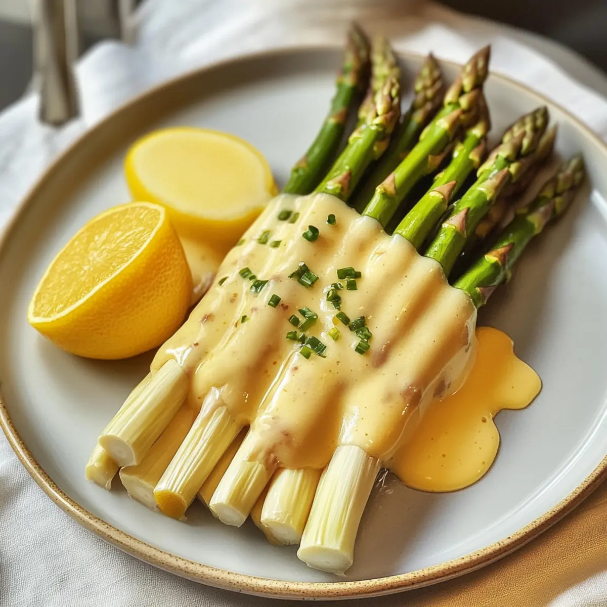 Spargel mit Sauce Hollandaise