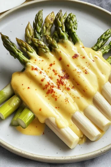 Spargel mit Sauce Hollandaise