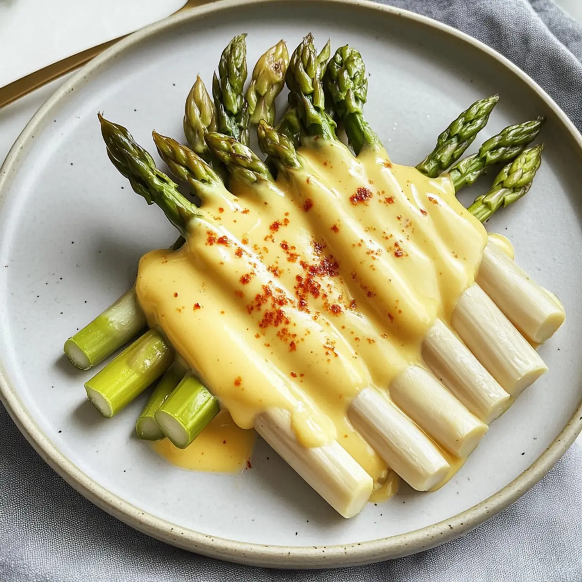 Spargel mit Sauce Hollandaise