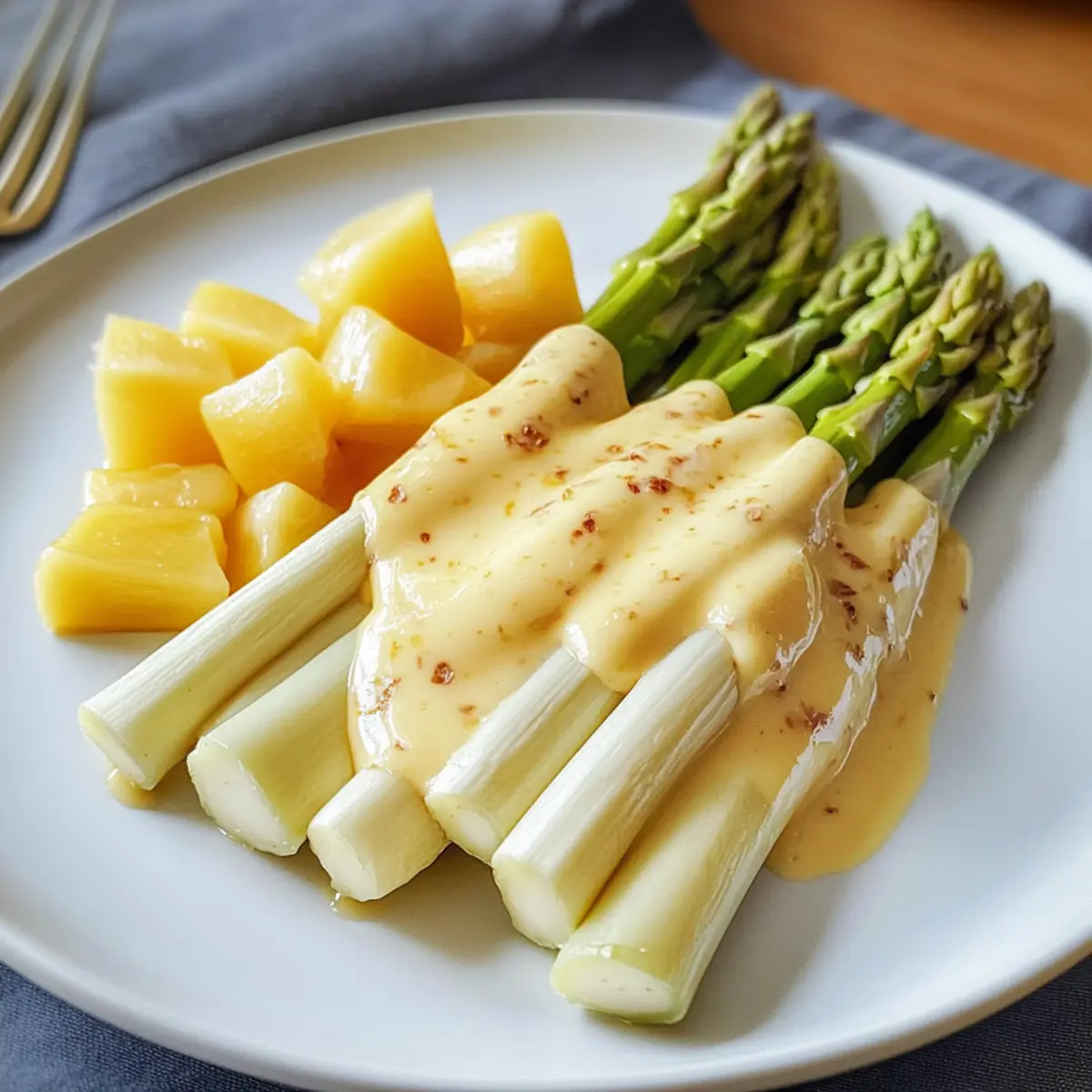 Spargel mit Sauce Hollandaise qr61l9