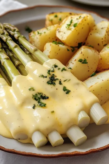 Spargel mit Sauce Hollandaise