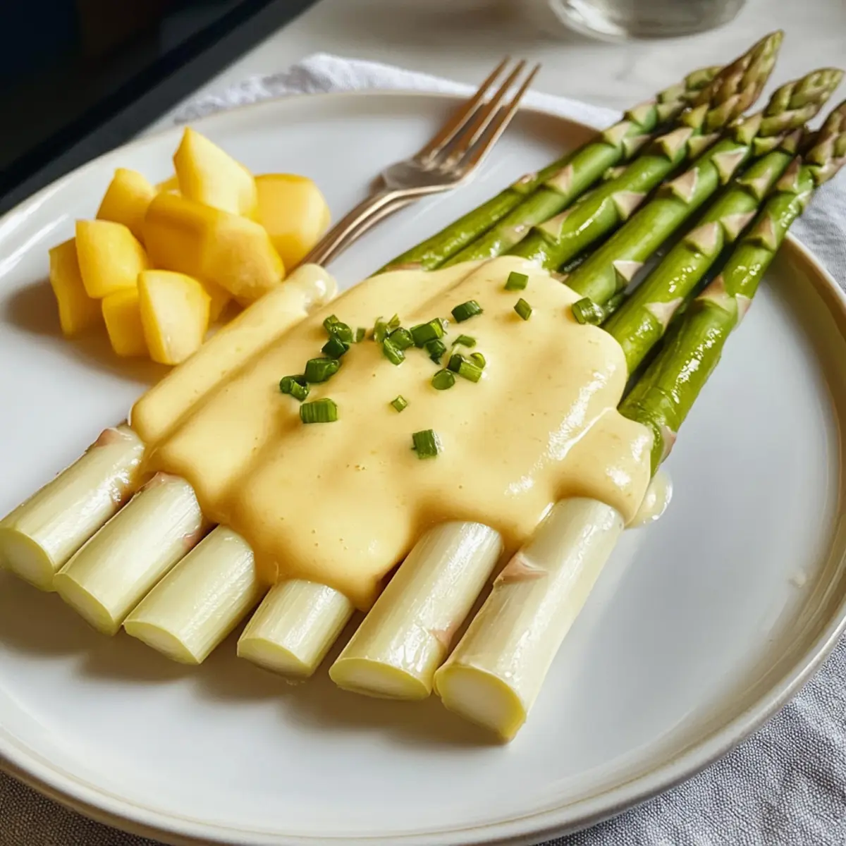 Spargel mit Sauce Hollandaise
