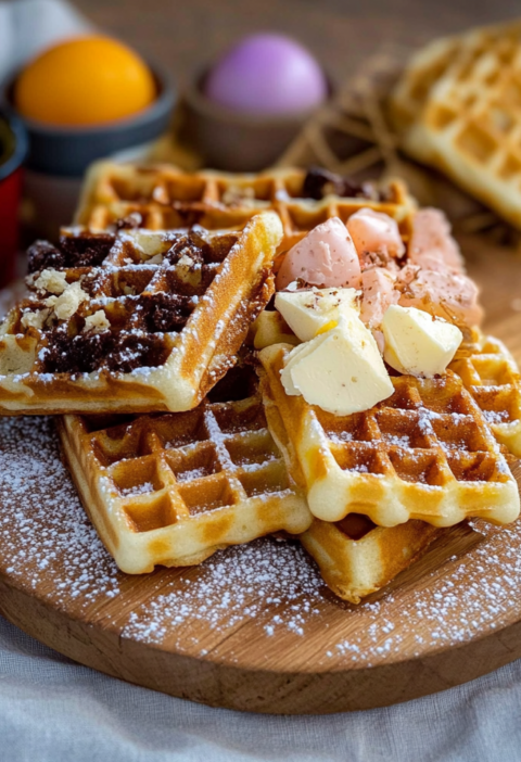 Perfekte Waffeln am Stiel für Kinder und Geburtstage