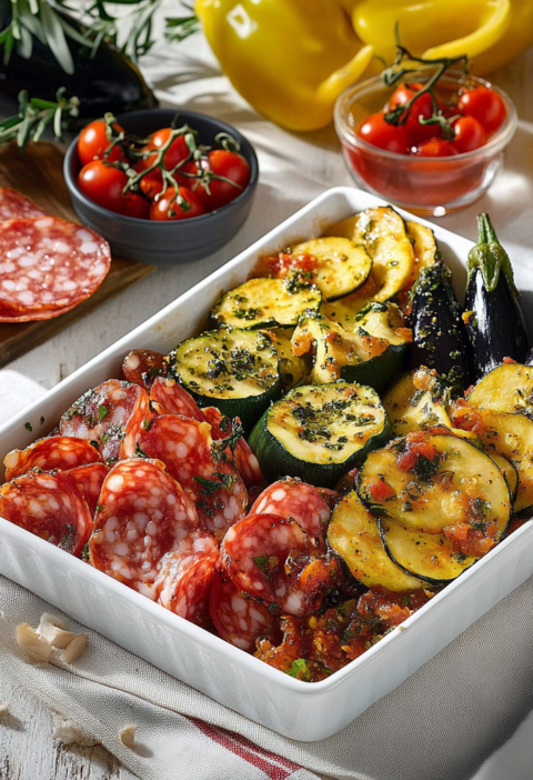 Perfekte Antipasti Platte für Ihren italienischen Abend