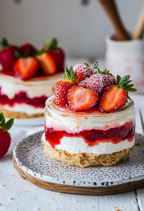 Leckeres Erdbeer Dessert in 5 Schritten
