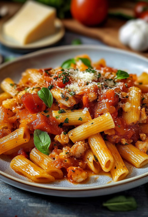 Einfaches thunfisch pasta Rezept für schnellere Abende