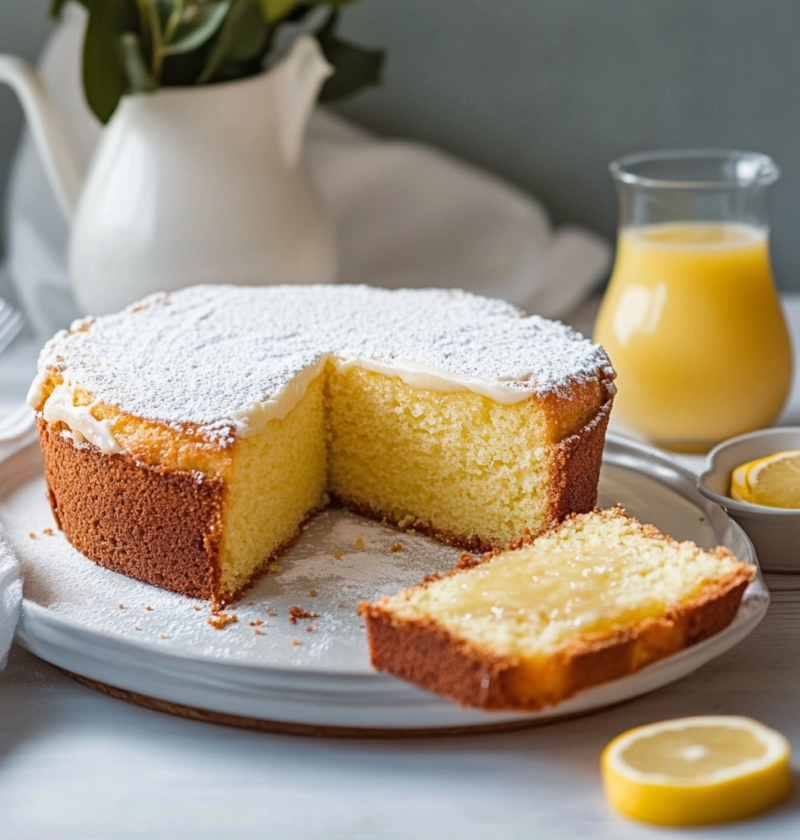 Ein genialer Zitronenkuchen saftig zum Genießen