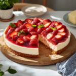 Erdbeerkuchen mit Vanillepudding für den perfekten Sonnentag